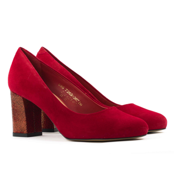 Женские Туфли модельные Замша BEST BUT * 7265831 Красные
