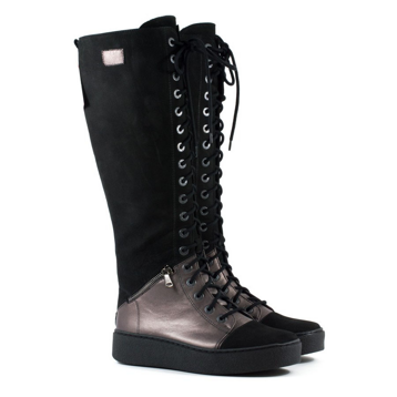 Женские Сапоги Нубук,Шкіра MARCO * 1299K-652-653