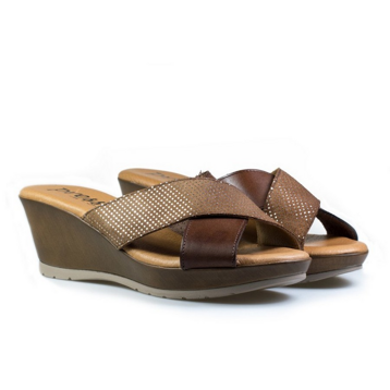 Женские Сабо Натур. Шкіра PRESSO * 2569