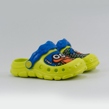 Детские Сабо EVA-100% класс А COQUI * 9383 Citrus-Sea Blue
