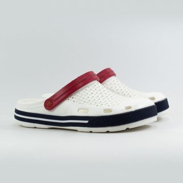 Мужские Сабо EVA-100% класс А COQUI * 6403 White-Navy