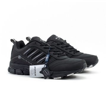 Мужские Кроссовки Натур. Кожа-Экокожа BONA * 628D