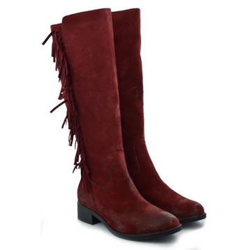 Женские Сапоги Замша LAN KARS * 431