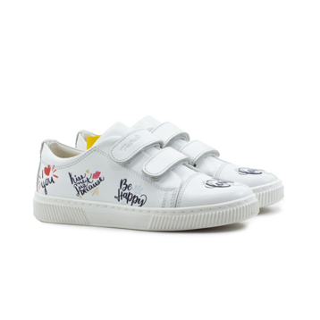 Детские Кроссовки Натур. Кожа TUTUBI * 102-FL