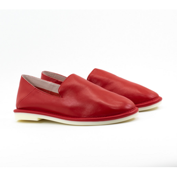 Женские Слипоны Натур. Шкіра VITTO ROSSI * T9816-1 Красные