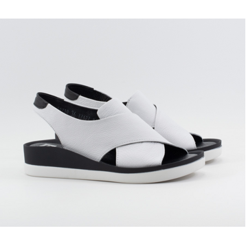 Женские Босоніжки Натур. Шкіра NESSI * 20730 bialy