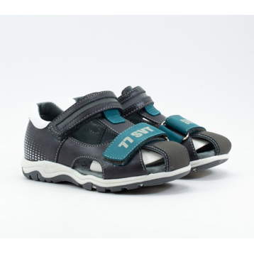 Детские Босоножки Натур. Шкіра SHAGOVITA * 34111 Тёмно-серые