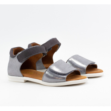 Детские Босоніжки Натур. Шкіра MIDO NOSTER * 31-17 Серебряные