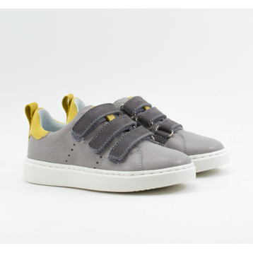 Детские Кроссовки Натур. Шкіра MIDO NOSTER * 30-38 СЕРЫЙ