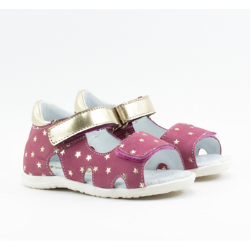 Детские Босоніжки Нубук,Шкіра MIDO NOSTER * 162 БОРДОВЫЙ