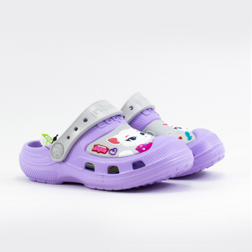 Детские Сабо EVA-100% класс А COQUI * 9382 Lila-Khaki Grey