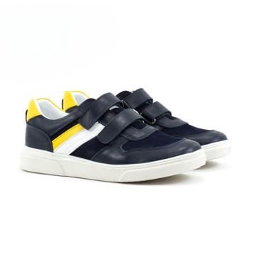 Детские Кроссовки Натур. Кожа HAPPY WALK * F-3471