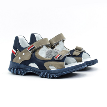 Детские Босоножки Нубук,Кожа HAPPY WALK * F-3573