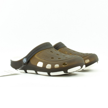 Мужские Сабо EVA-100% класс А COQUI * 6362 Dk.brown-White