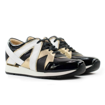 Женские Кроссовки Натур. Кожа BADURA * 6086-103