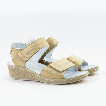 Женские Босоножки Натур. Кожа LESTA * 1289-1-85D1