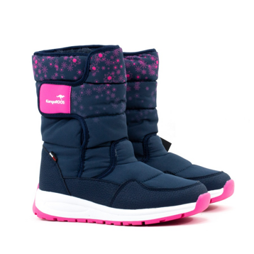 Детские Сапоги Екошкіра-Текстиль KANGAROOS * 18404-4204