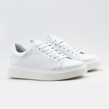 Женские Кеды Натур. Кожа VILANSI * V7489 Белые