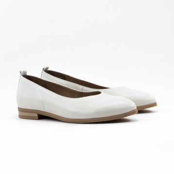 Женские Балетки Натур. Шкіра VILANSI * V7688 Белые