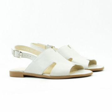 Женские Босоножки танкетка Натур. Шкіра VILANSI * V7568 WHITE