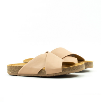 Женские Шлёпанцы Натур. Шкіра RYLKO * 1WFBO_7NN