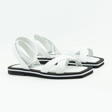 Женские Босоножки танкетка Натур. Шкіра VILANSI * V1238-56 WHT