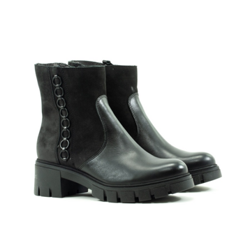 Женские Ботинки Замша-Кожа SIMEN * 4267A