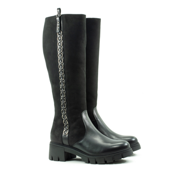 Женские Сапоги Нубук,Кожа SIMEN * 4299A