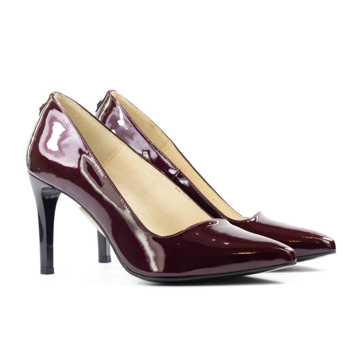 Женские Туфли лодочки Натуральный Лак STEPTER * 5630 Бордовые