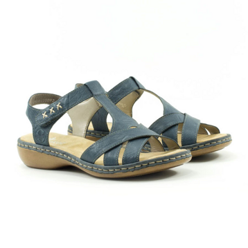 Женские Босоніжки Натуральна шкіра RIEKER * 65919-12