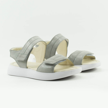 Женские Босоножки Натур. Шкіра STEPTER * 7878 Сірий