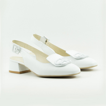 Женские Босоножки Натур. Шкіра VILANSI * V7892 WHITE