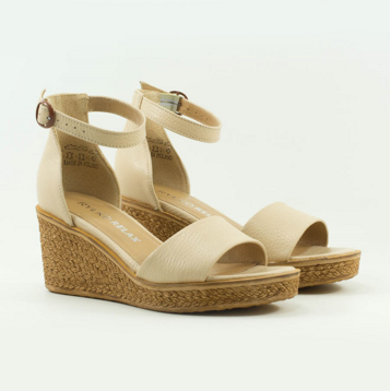 Женские Босоніжки танкетка Натур. Шкіра RYLKO * 4RBE8_Y_YX9