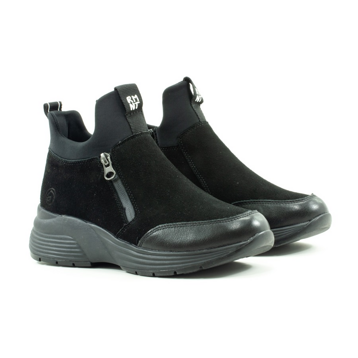 Женские Ботинки Замша-Шкіра REMONTE * D6676-03