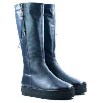 Женские Сапоги Натур. Шкіра STEPTER * 5948 Синие