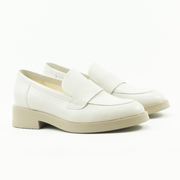 Женские Туфлі лофери Натуральна шкіра VILANSI * V8049 MILK