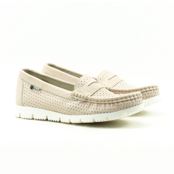 Женские Мокасины Натур. Шкіра NESSI * 20739 Bez 9