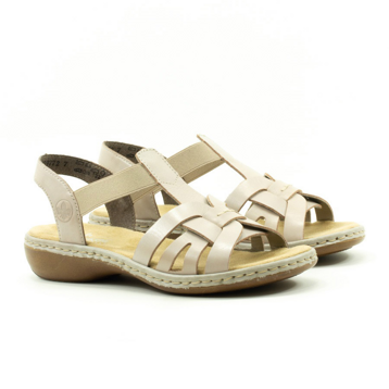 Женские Босоножки Натур. Шкіра RIEKER * 65918-62