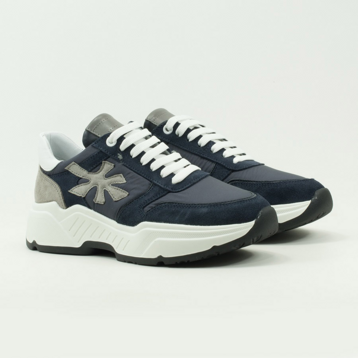 Женские Кросівки Натуральна шкіра-Текстиль VILANSI * V8156 BLUE