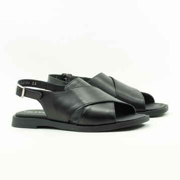 Женские Босоніжки Натуральна шкіра VILANSI * V8124 BLACK