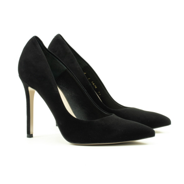 Женские Туфлі човники Натуральна замша BRAVOMODA * 1626 czar.zamsz