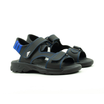 Детские Босоножки Натур. Шкіра SANTEGROS * П-1 Чорно-Сині