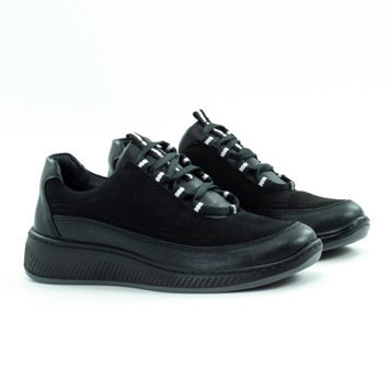 Женские Кросівки Нубук,Шкіра VILANSI * V8347 BLACK