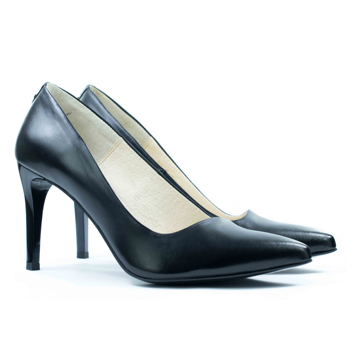 Женские Туфли лодочки Натур. Шкіра STEPTER * 5630 Чёрные