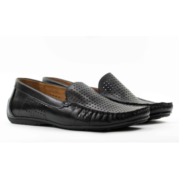 Мужские Мокасины Натур. Кожа STEPTER * 6002 ЧЁРНЫЕ