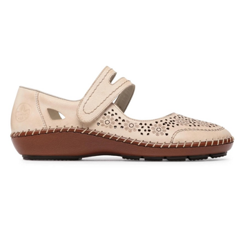Женские Туфли комфорт Натур. Шкіра RIEKER * 44875-60