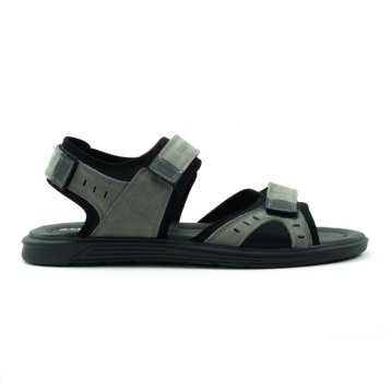 Мужские Босоніжки Натуральний нубук STEPTER * 8513 Сірий