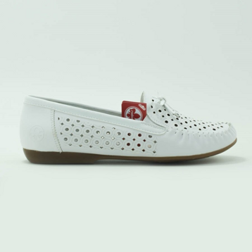 Женские Мокасини Натур. Шкіра RIEKER * L6352-80