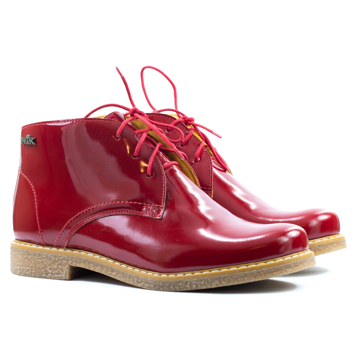 Женские Ботинки Лак NIK * 08-0117-006