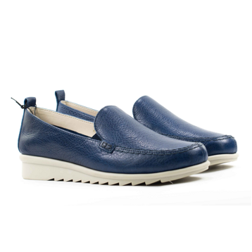 Женские Мокасины Натур. Кожа FLEXX * B165/08 СИНИЕ